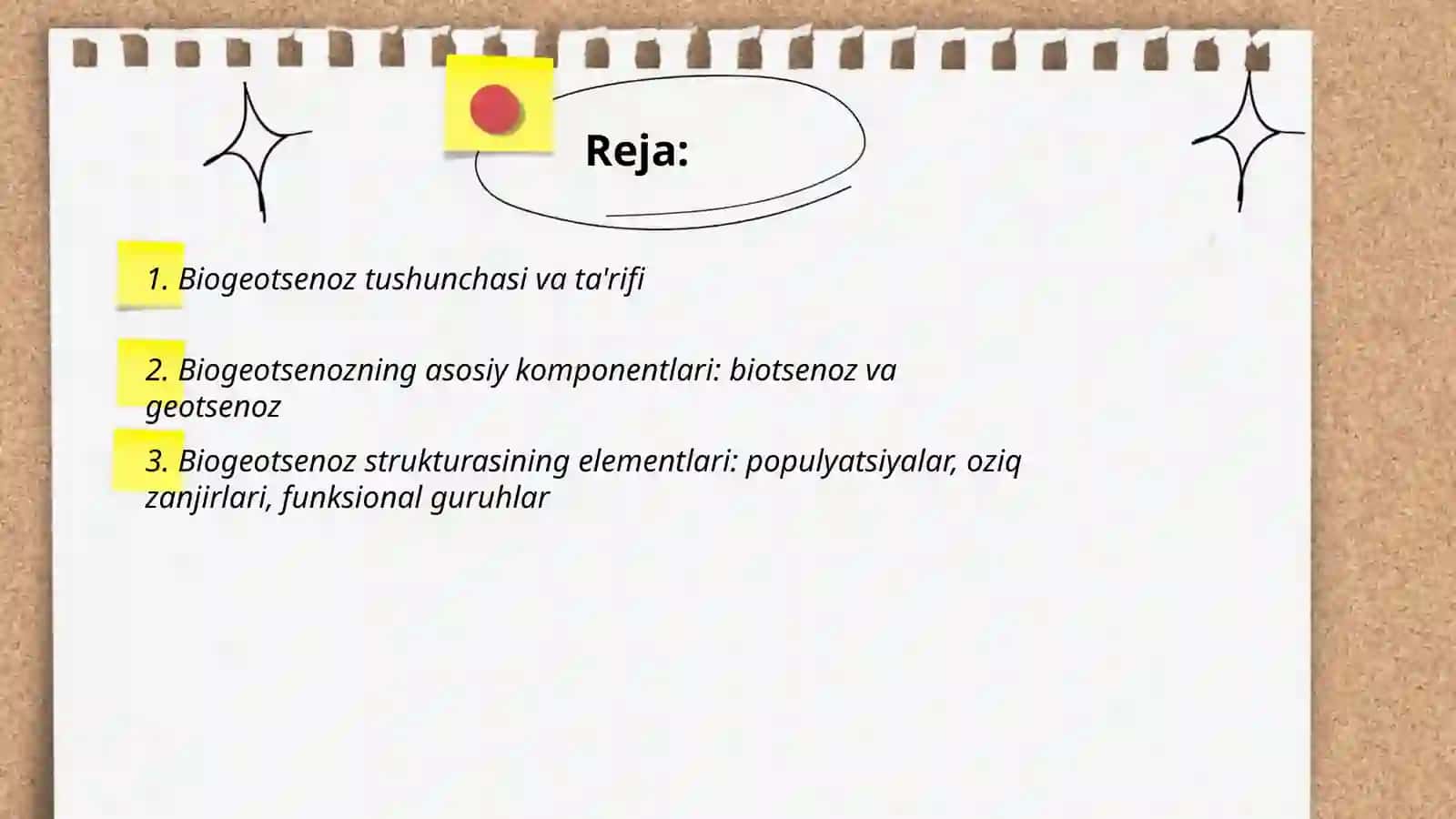 Biogeotsenozga umumiy tavsif 2