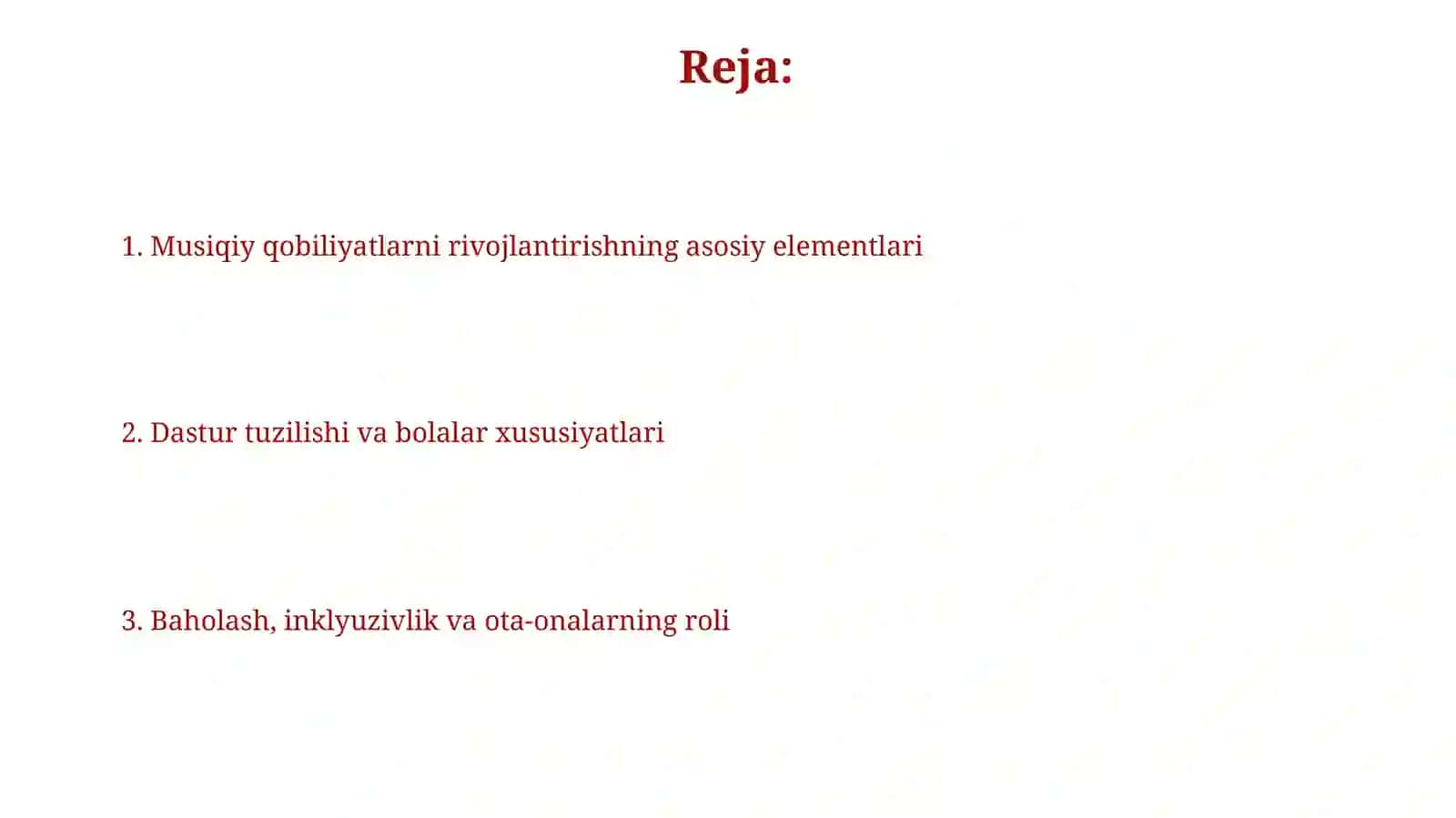 Bolalar musiqiy qobiliyatlarni rivojlantirish 2