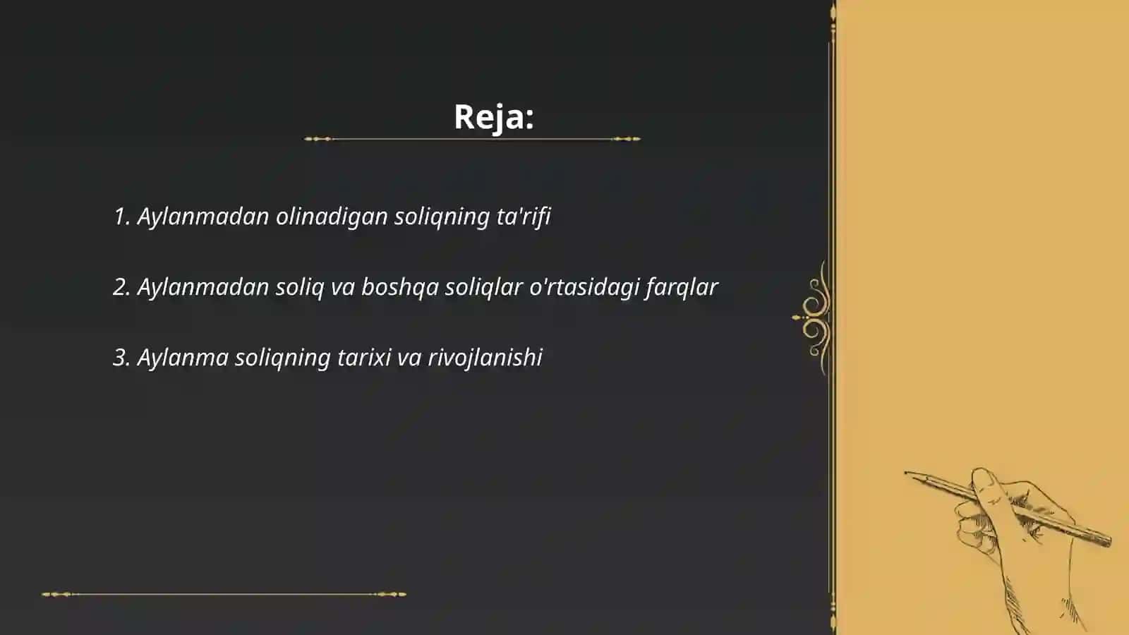 Aylanmadan olinadigan soliqning iqtisodiy mohiyati va byudjet daromadlarini shakllantrishdagi ahamiyati 2