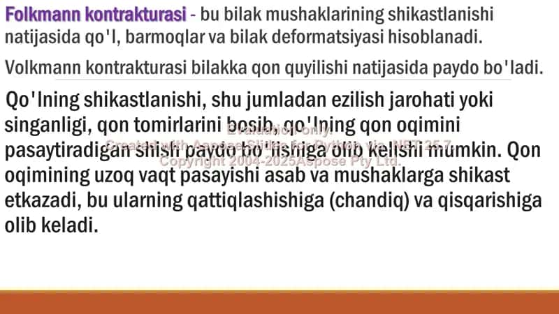 Folkman ishemik kontrakturasi 2