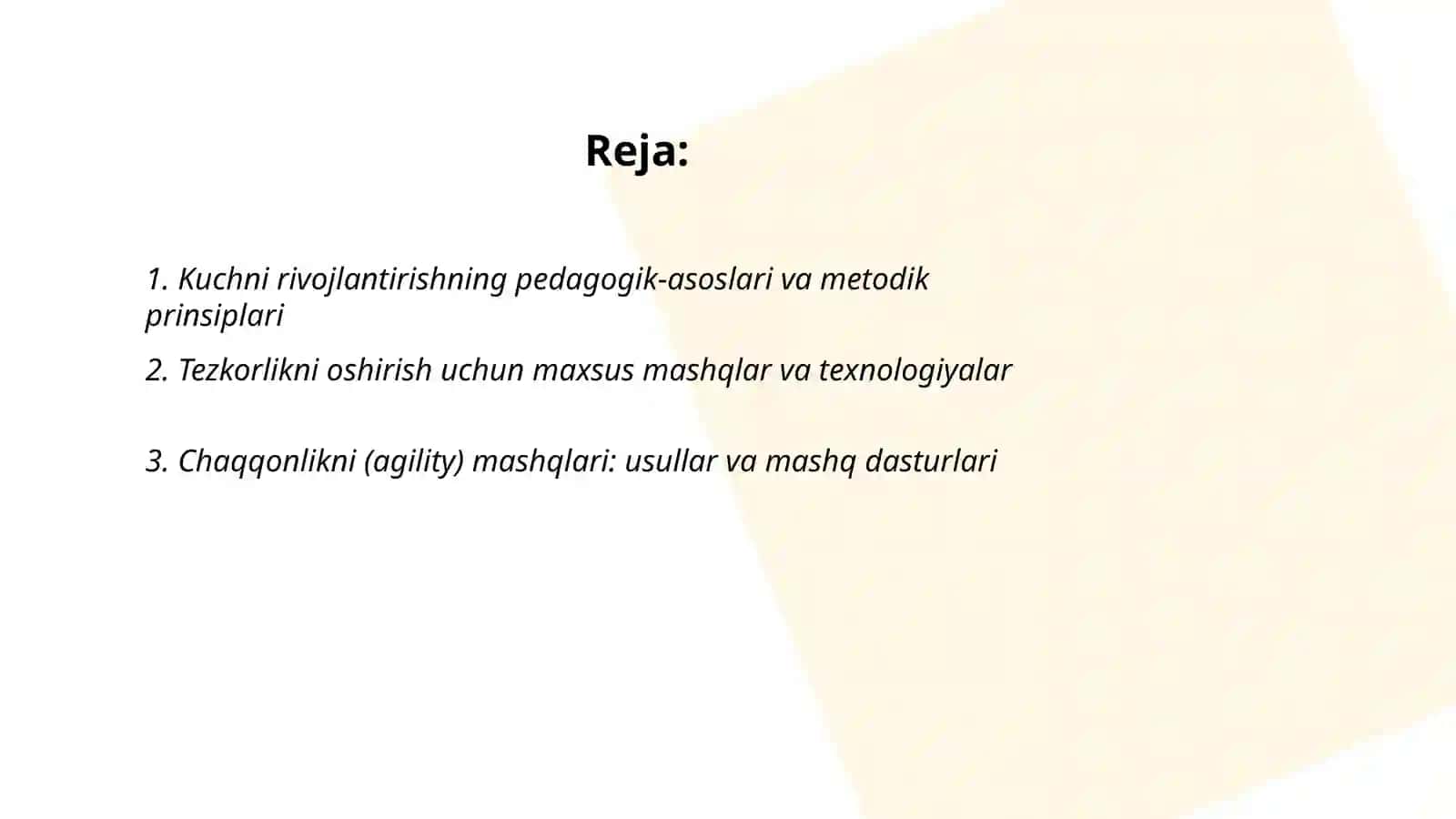 Jismoniy sifati tarbiyalash metodikasi 2