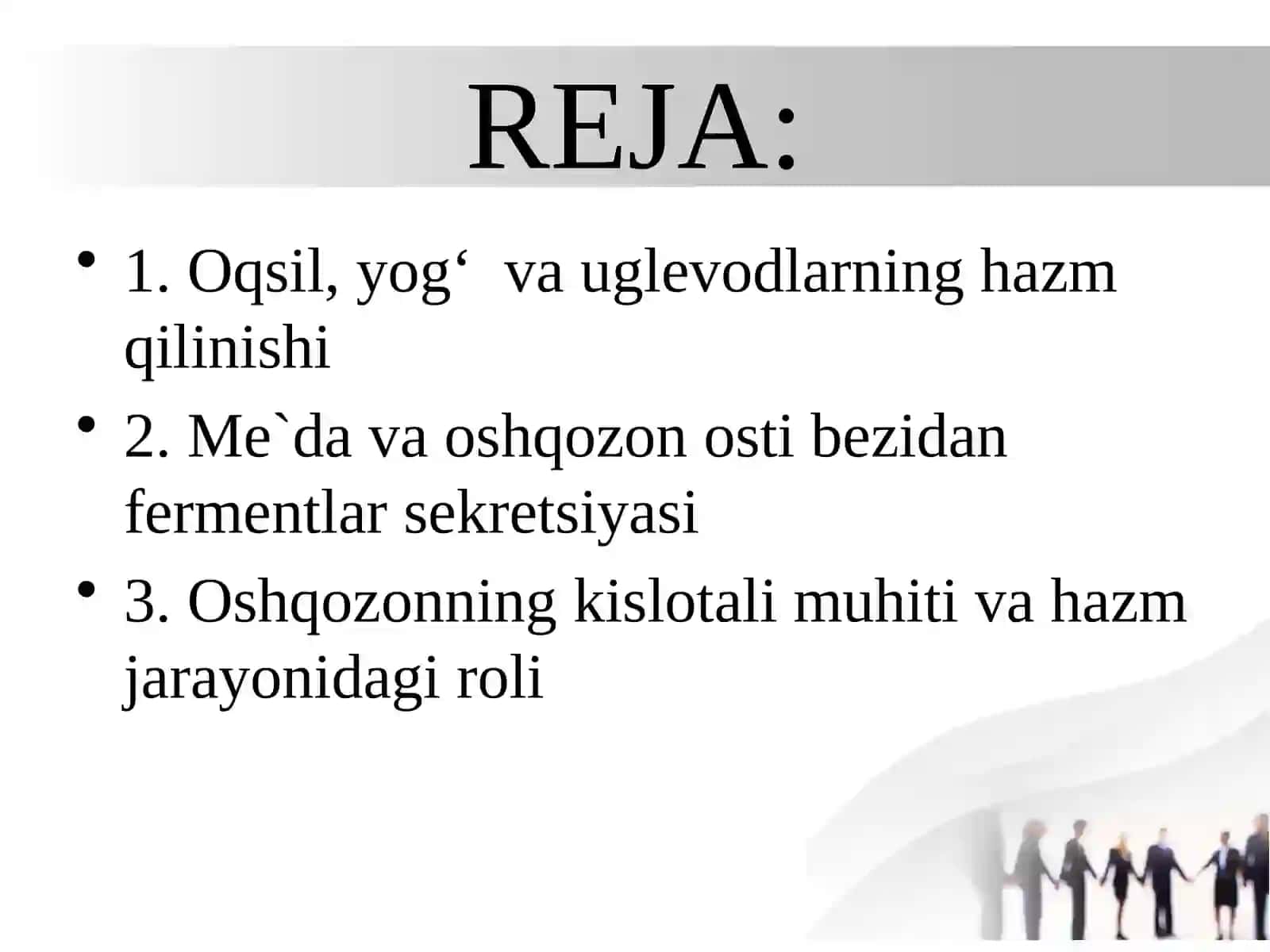Ovqat hazm fiziologiyasi: fermentlar va ularning roli 2