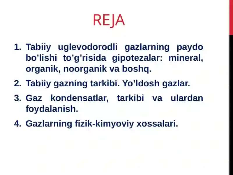 Tabiiy uglevodorodli gazlarning paydo bo’lishi to’g’risida gipotezalar 2