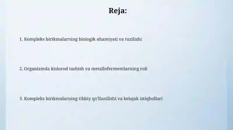 Abdugʻofforova Gulsanamning umumiy kimyo va fizika fanidan mustaqil ishi N°1 2