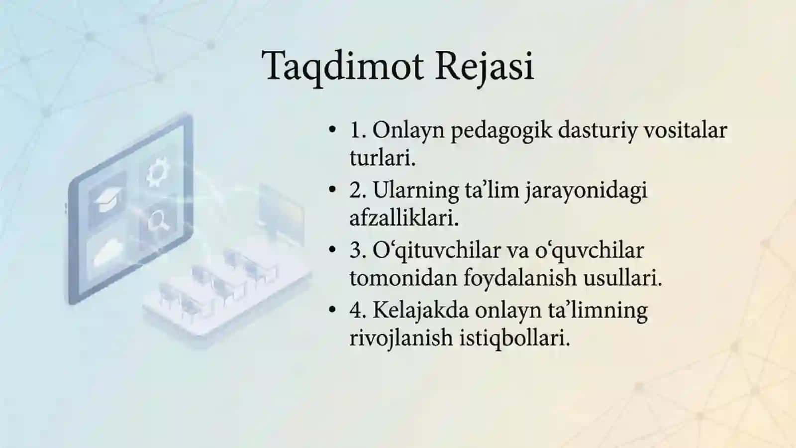 Onlaynpedagogikdasturiy vositalardan foydalanish 2