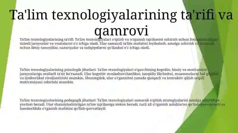 Tarbiyaviy Texnologiyalarning Psixologik Va Pedagogik Jihatlari 2