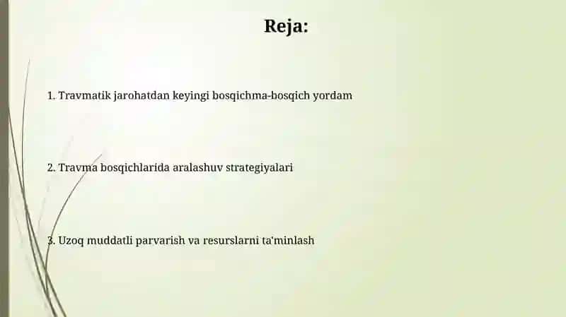 Travmatik Shikast Olganlarga Yordam Berish 2