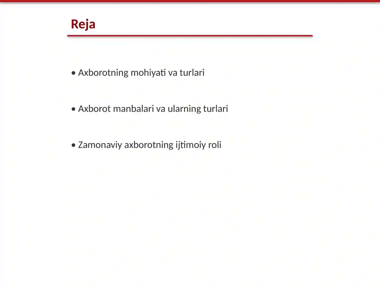 Axborot nima va uning manbalari 2