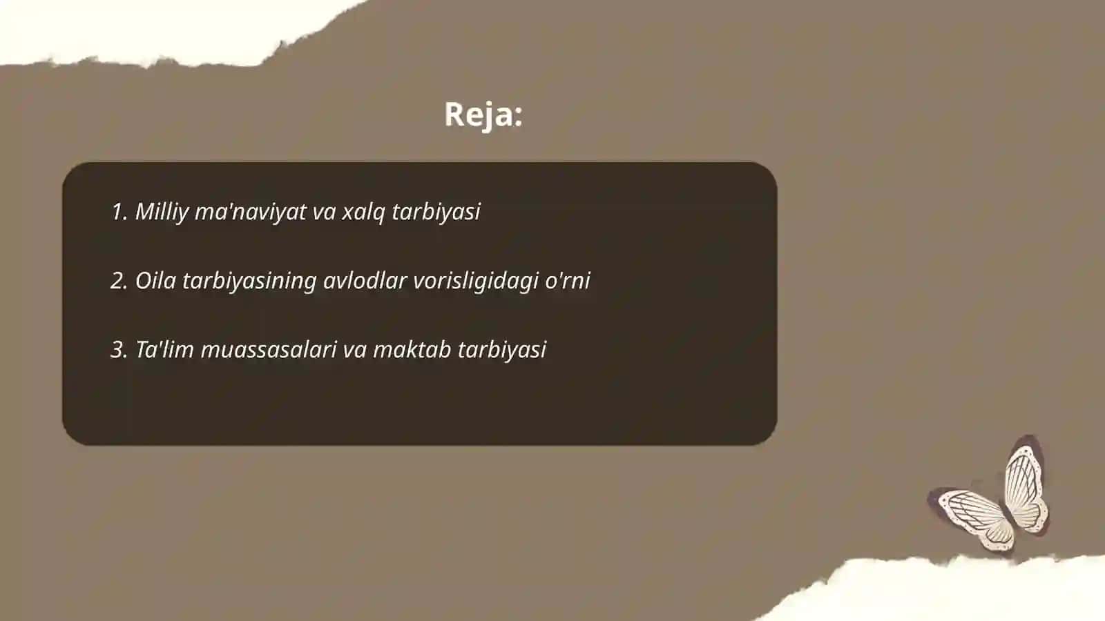 Xalq tarbiyasi va avlodlar vorisligi 2