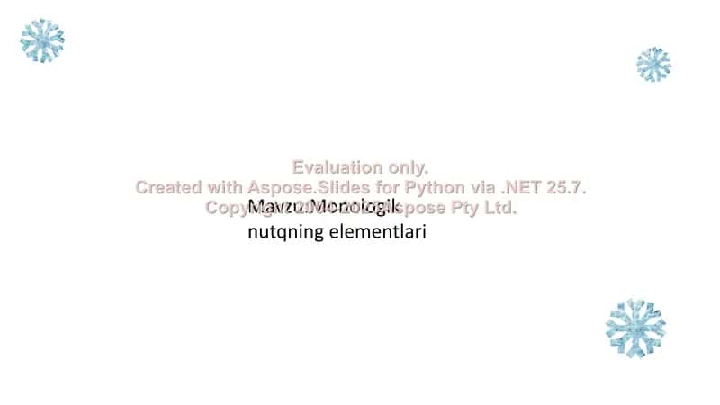 Monologik Nutqning Elementlari 2
