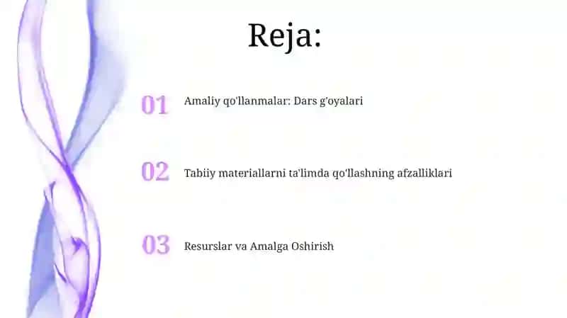 Tabiiy materiallar bilan ishlash darslarini tashkil etish metodikasi 2