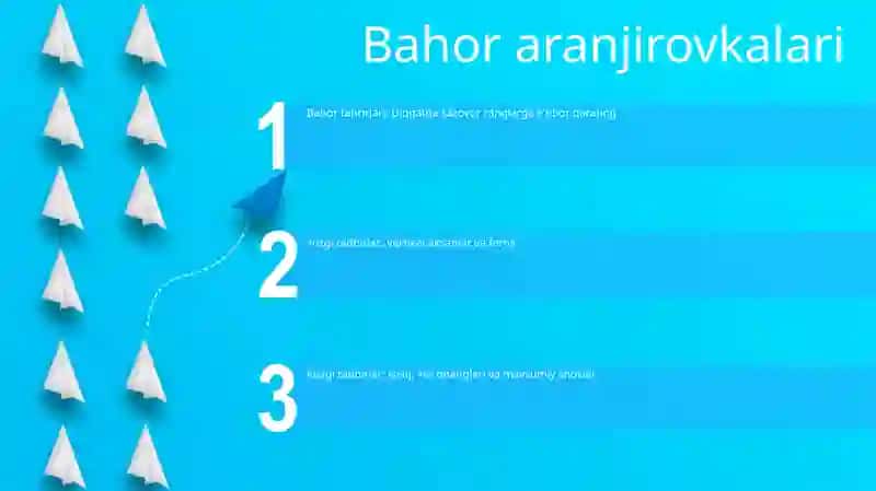 Bahor aranjirovkalari 2
