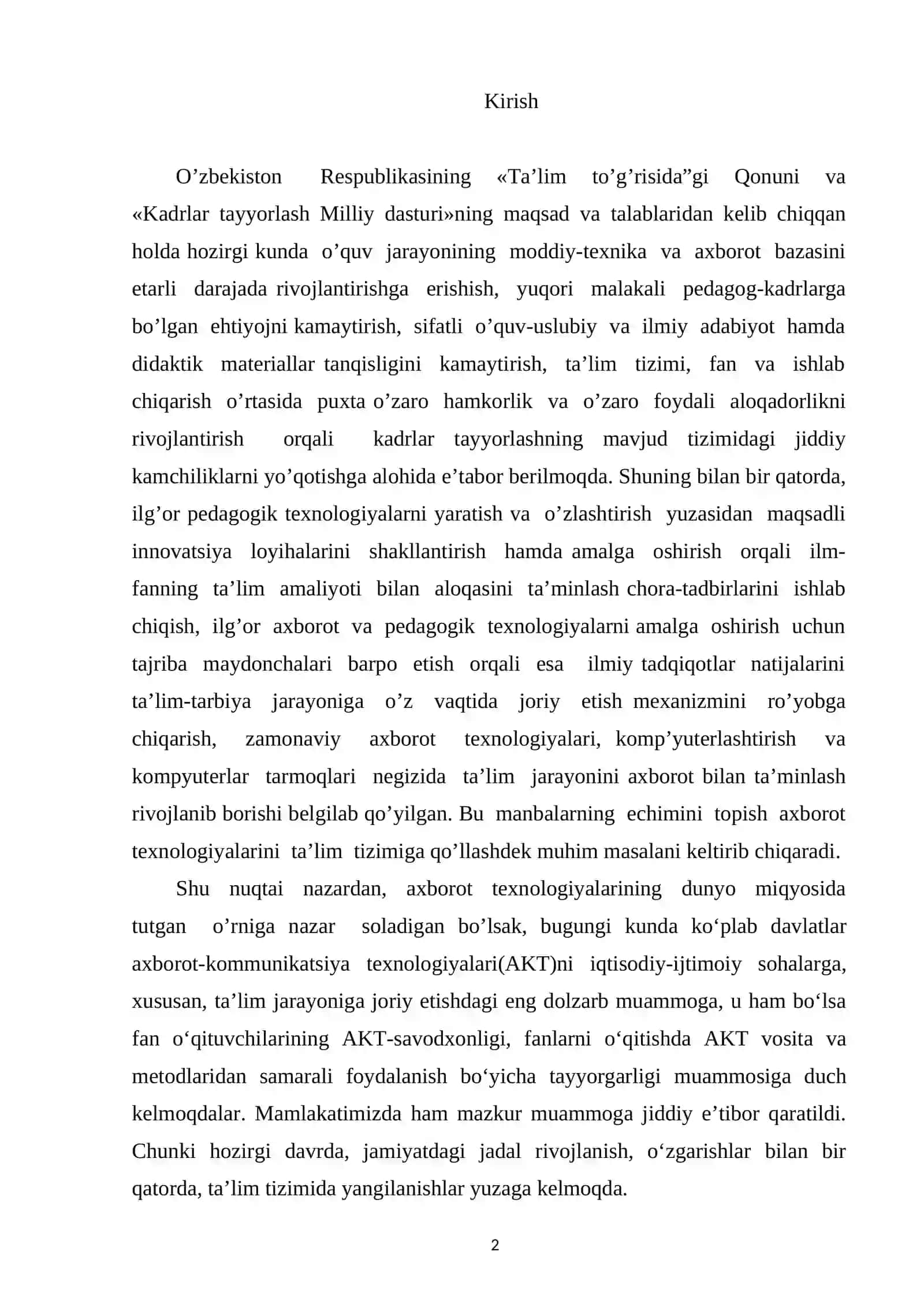 7-sinf Informatika va axborot texnologiyalari fanidan elektron o‘quv-uslubiy majmua yaratish metodikasi 2