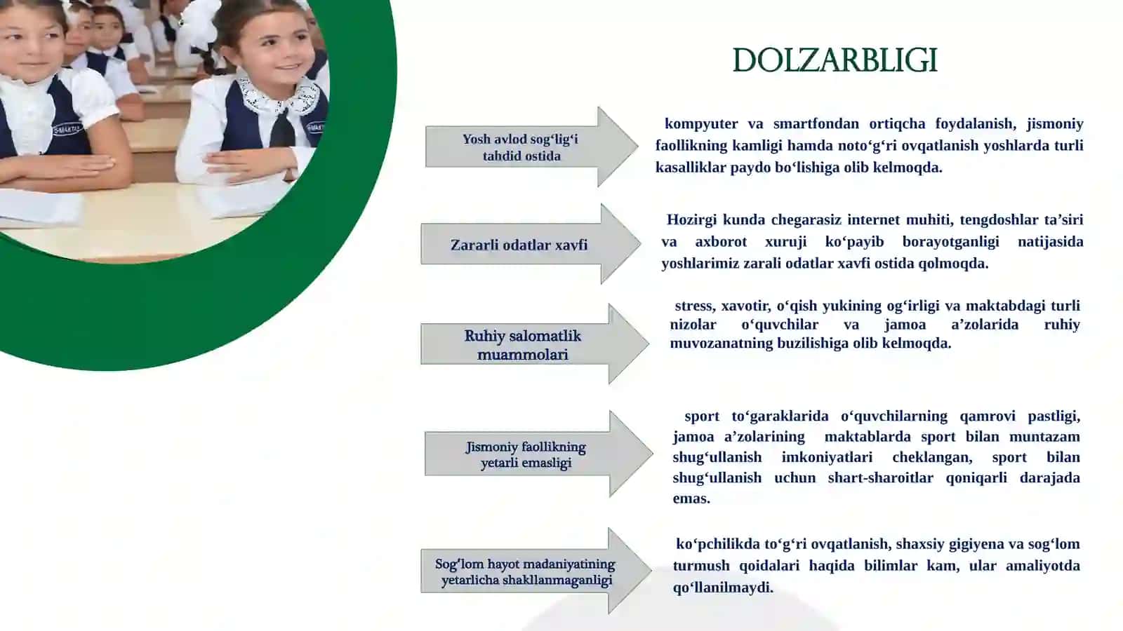 MAKTAB JAMOASI OʻRTASIDA SOGʻLOM TURMUSH TARZINI YO‘LGA QOʻYISH 2