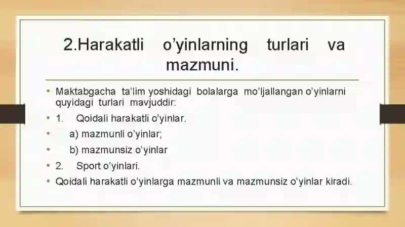 Harakatli o’yinlarning kelib chiqishi va rivojlanish tarixi 2