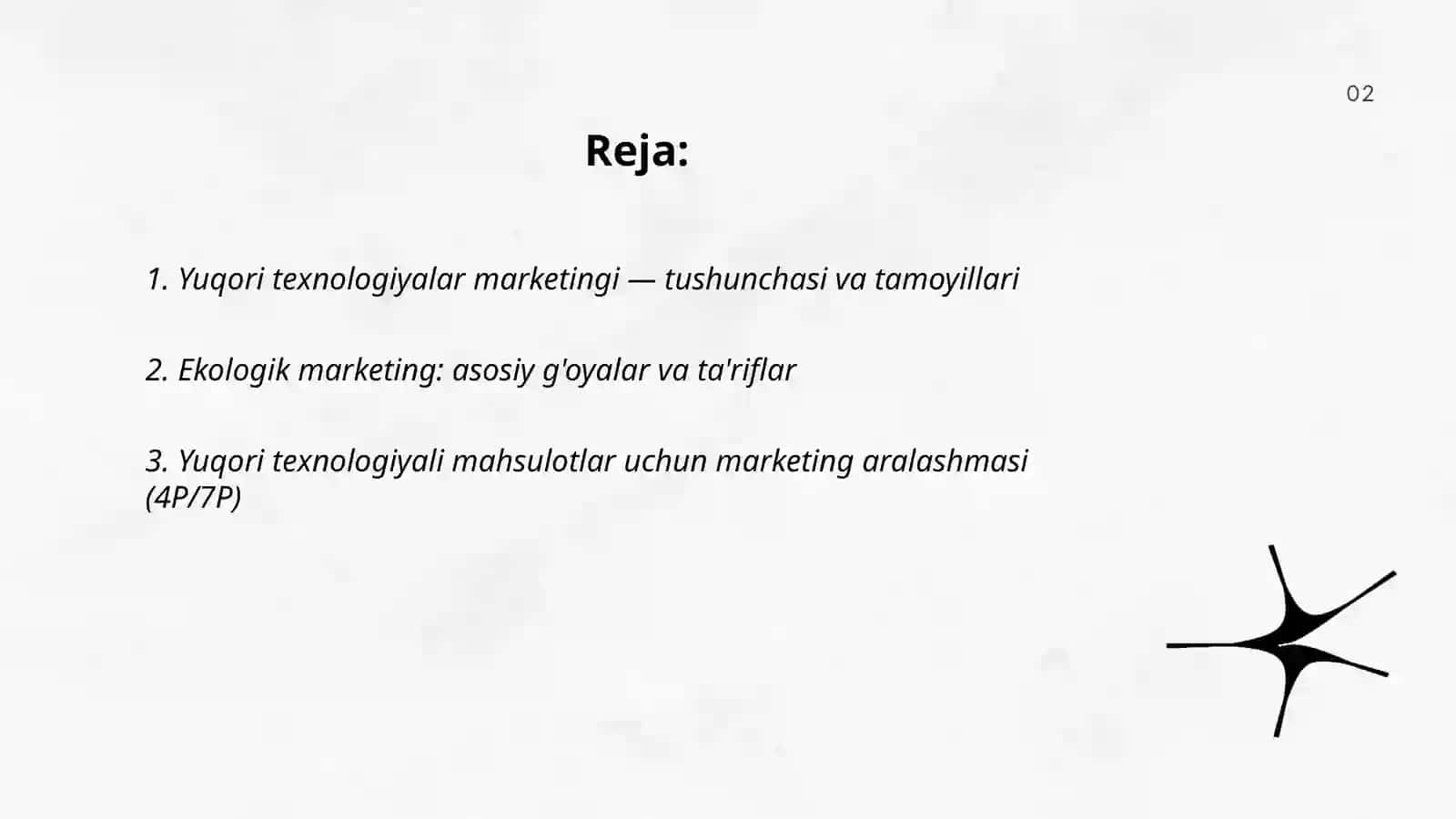Yuqori texnologiyalar marketingi va ekologik marketing tushunchasi 2