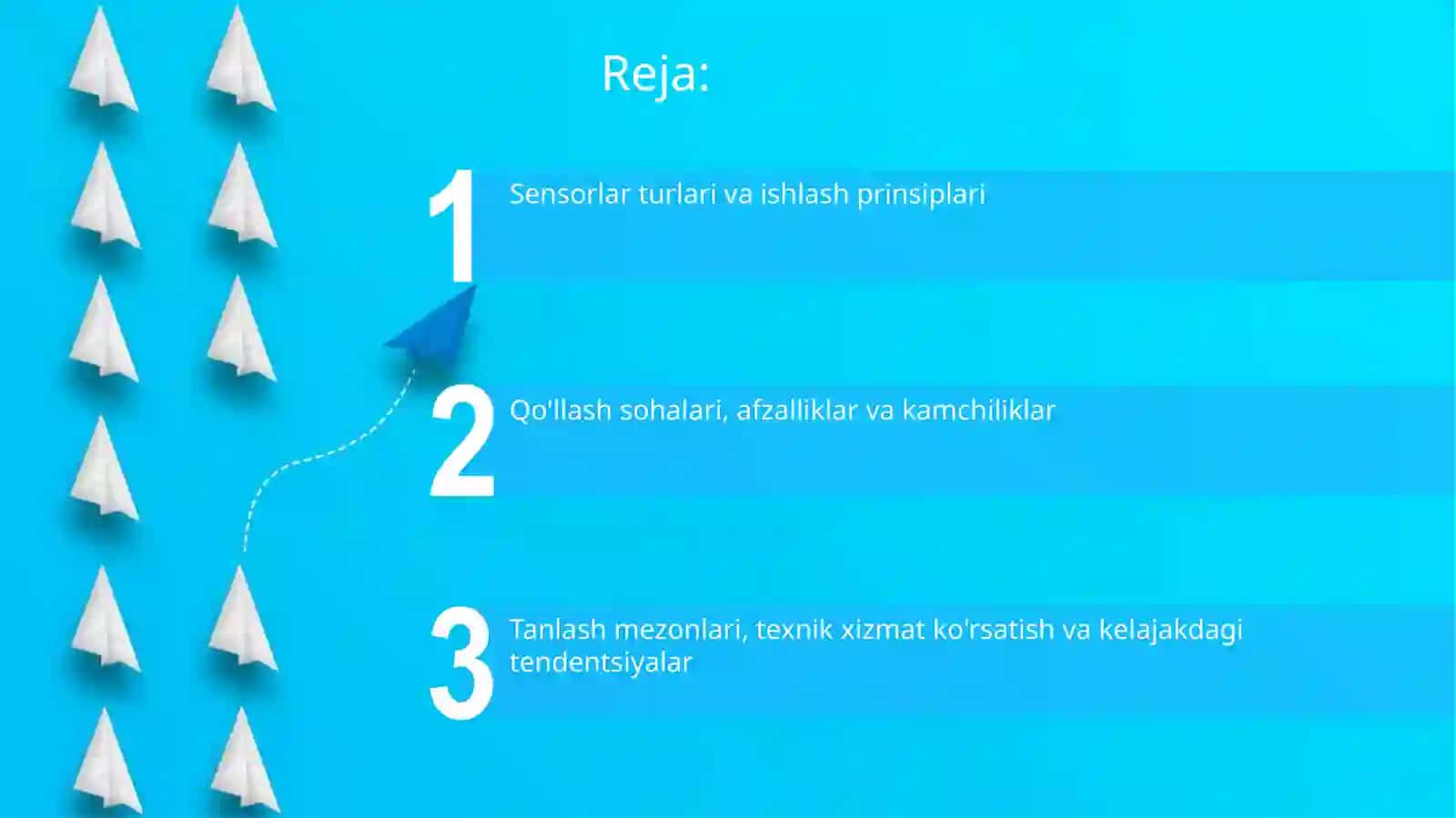Sensorlar. Harakat va bosim sensorlari, Namlik, harorat va yorugʻlik sensorlari 2