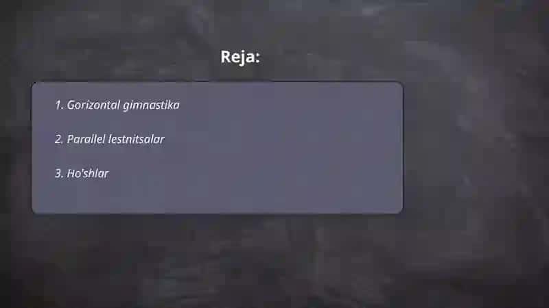 Gimnastika mashqlarini atamalari 2