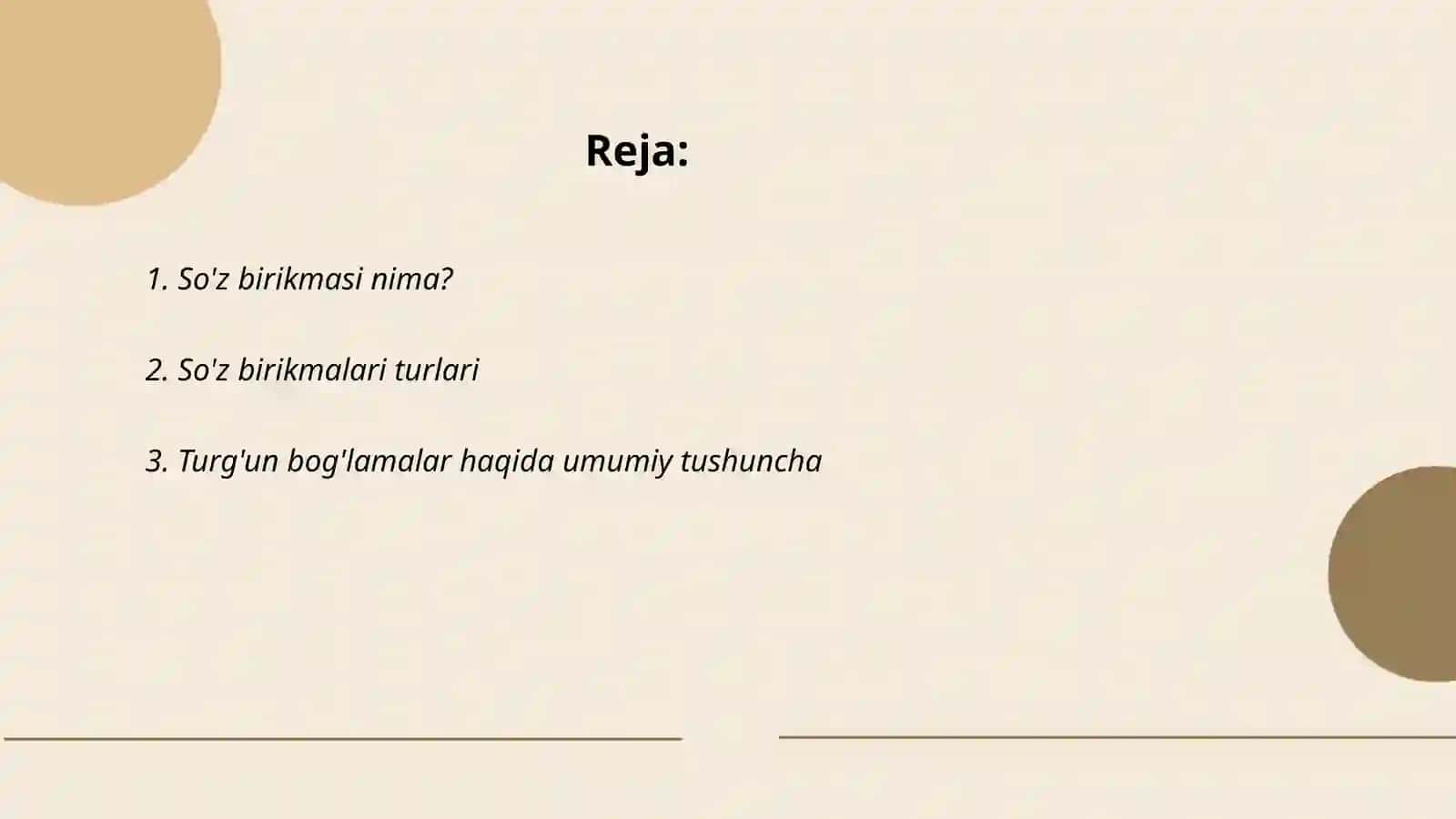 So'z brikmasi va turg'un bog'lama 2