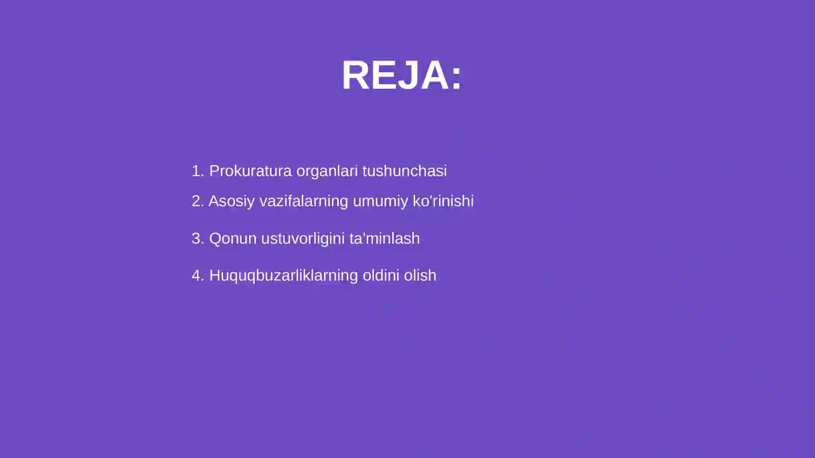 Prokratura organlarining asosiy vazifalari 2