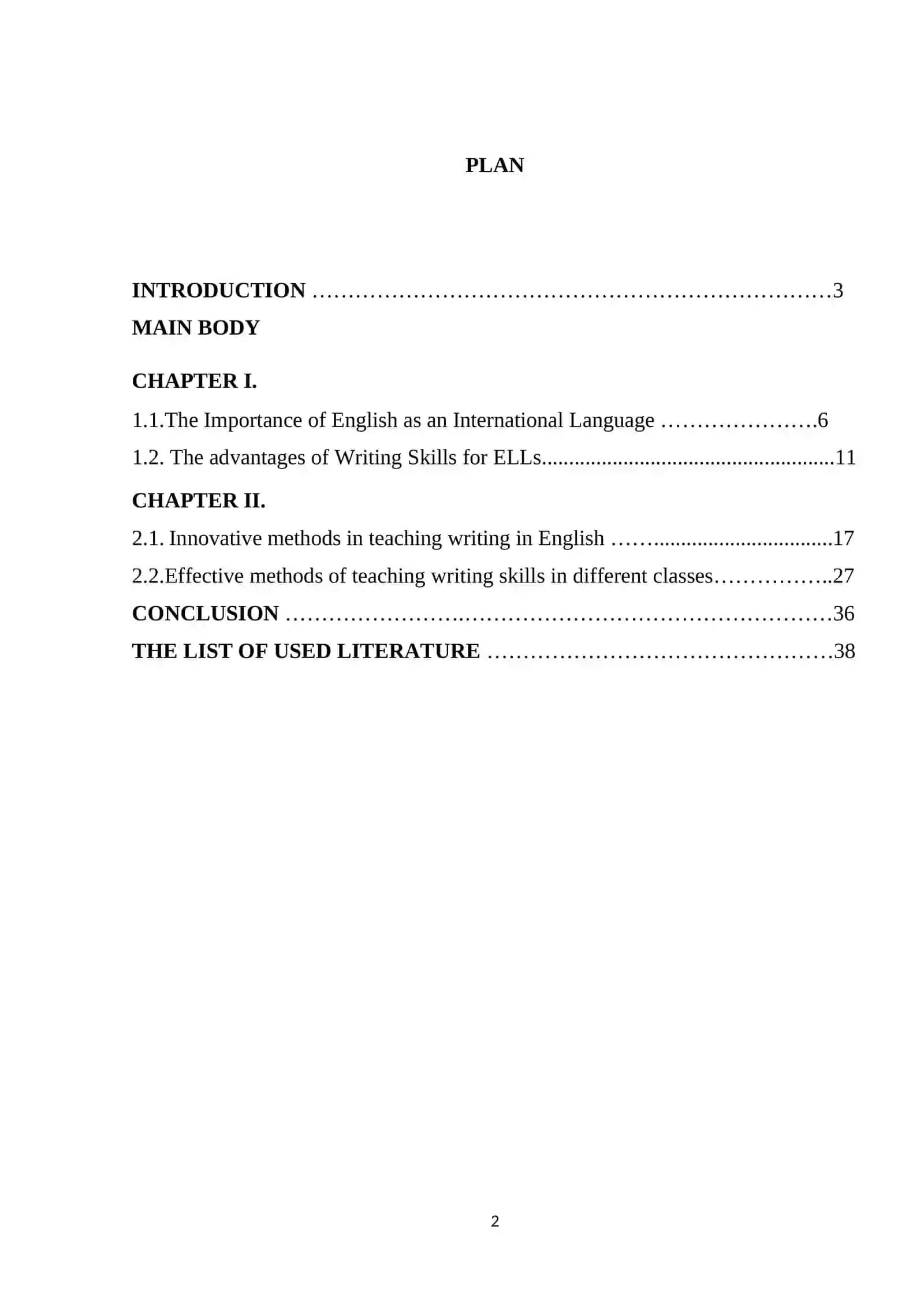 TEACHING WRITING IN ENGLISH 2