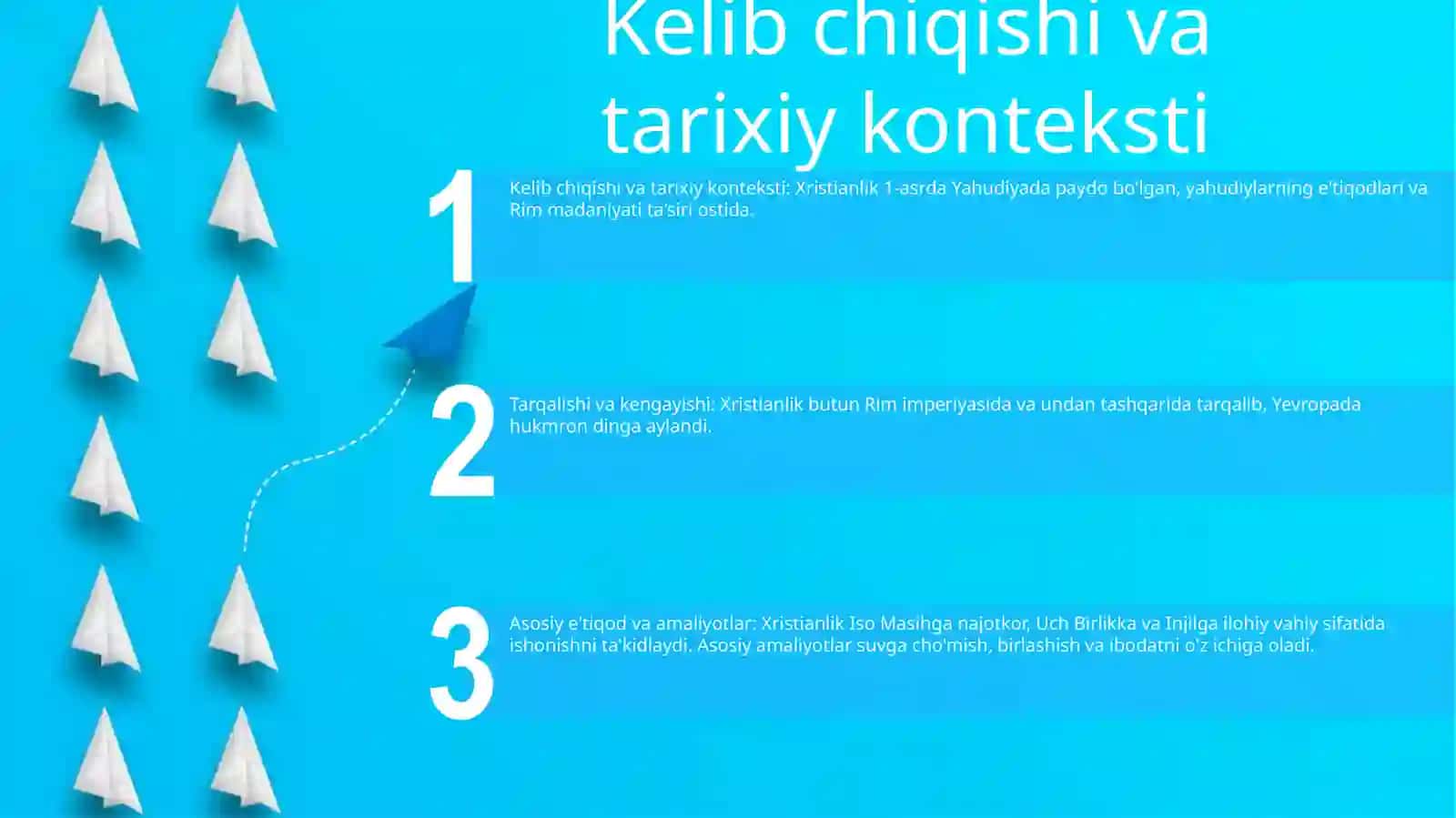 Xristianlikning Paydo Bo‘Lishi, Aqidalari, Asosiy Yo‘Nalishlari, TaʼLimotlari Va Manbalari 2