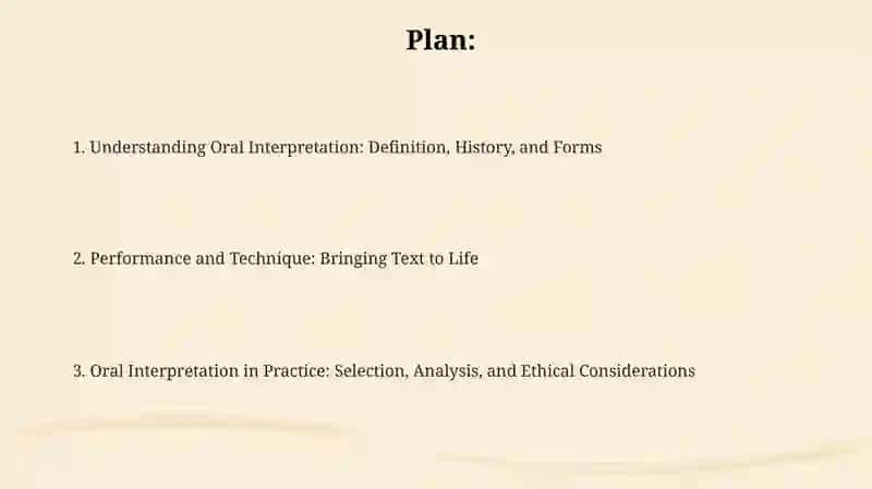 Oral Interpretation Overview 2