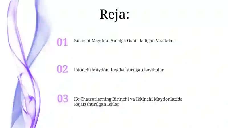 Koʻchatzorlarni birinchi va ikkinchi dalasida amalga oshiriladigan ishlar 2