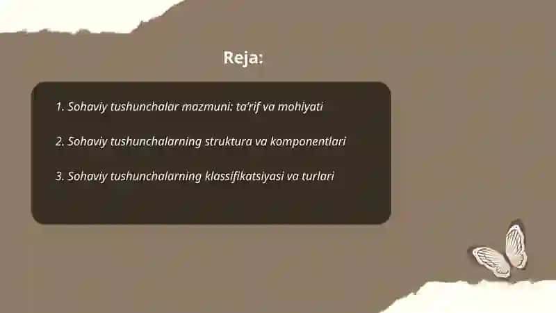 Sohaviy tushunchalar mazmuni 2