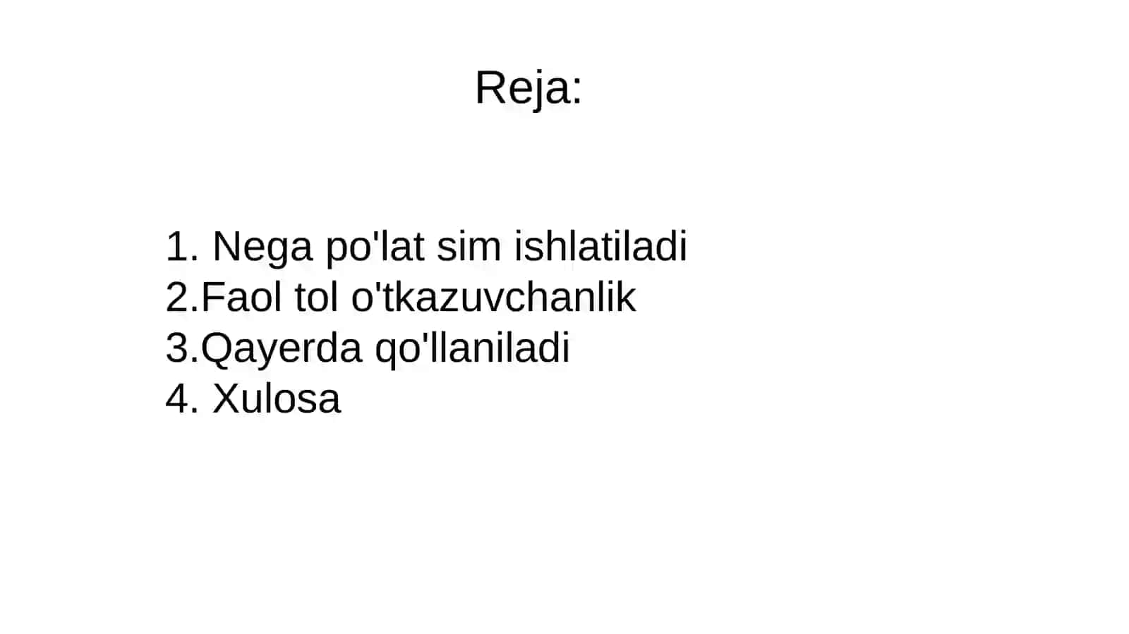 Po'lat simlarda elektr uzatish liniyalari 2