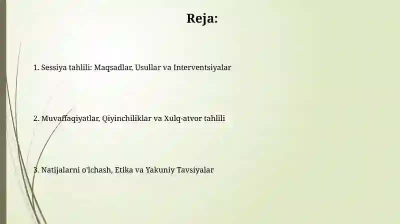 Kuzatilgan individual logopedik mashg‘ulot tahlili 2
