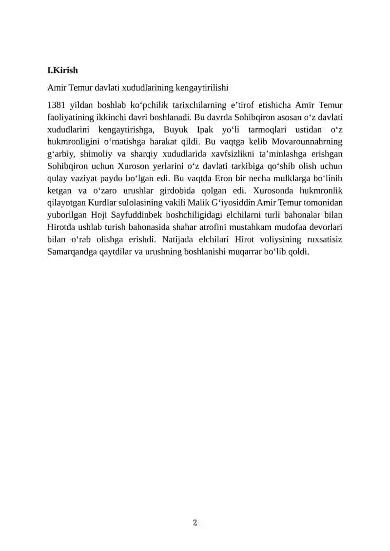 AMIR TEMURNING 3 YILLIK URUSHI 2