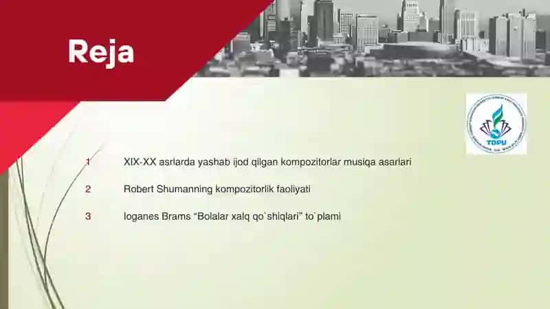 XIX-XX asrlarda  Xorij kompozitorlar ijrosida bolalar musiqasi 2