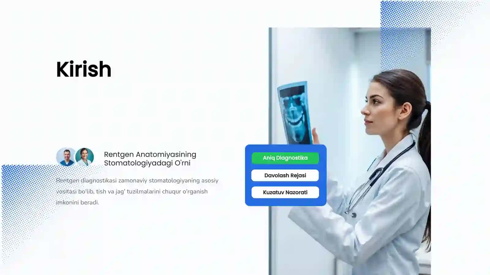 Tishlarning rentgen anatomiyasi 2