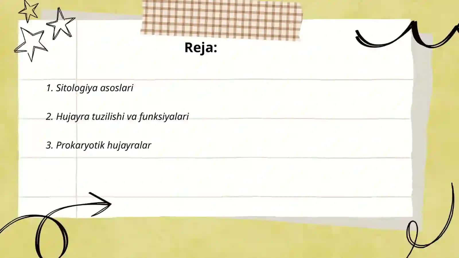 Sitologiya. Optik asboblarning tibbiyotda qoʻllanilishi. Viruslar. Prokariotlar 2
