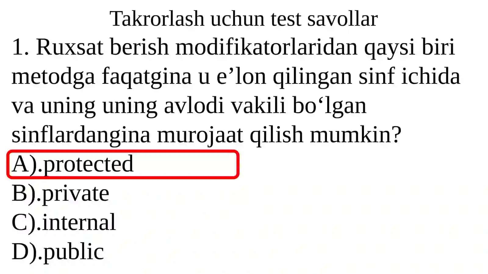 :C# tilida umumlashtirish, 2