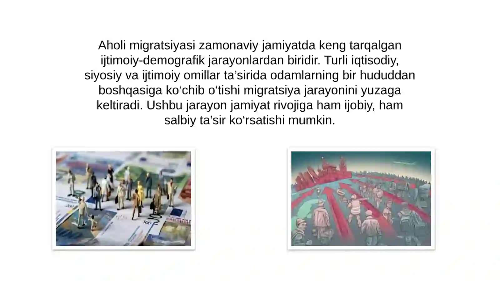 Aholi migratsiyasi va ijtimoiy muammolar 2