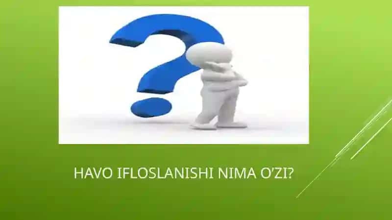 Havoning ifloslanishi bo'yicha boshqaruv siyosati 2