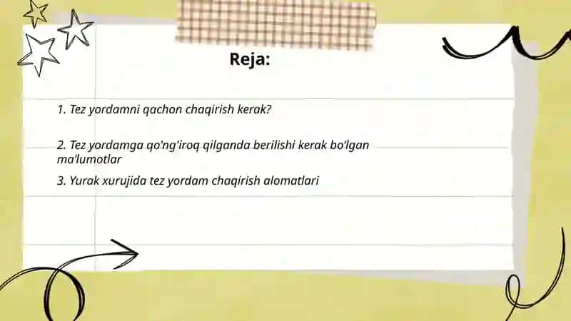 Tez yordam chaqirish 2