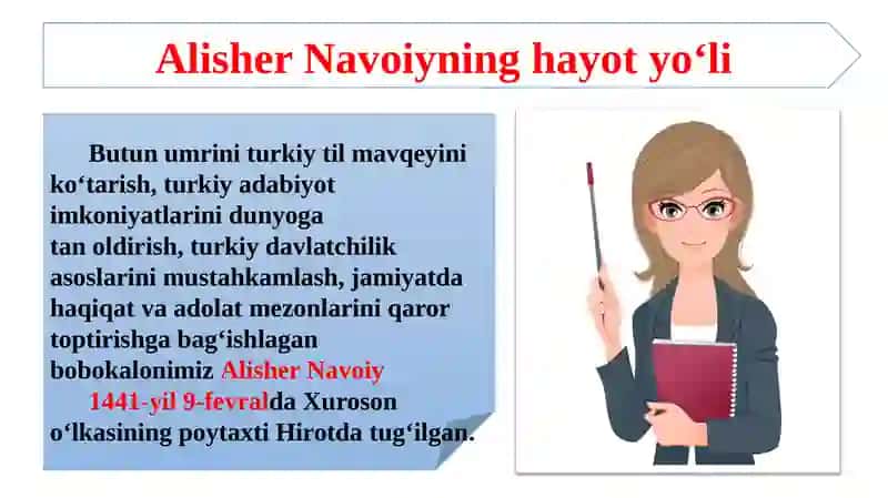 Alisher Navoiy hayoti 2