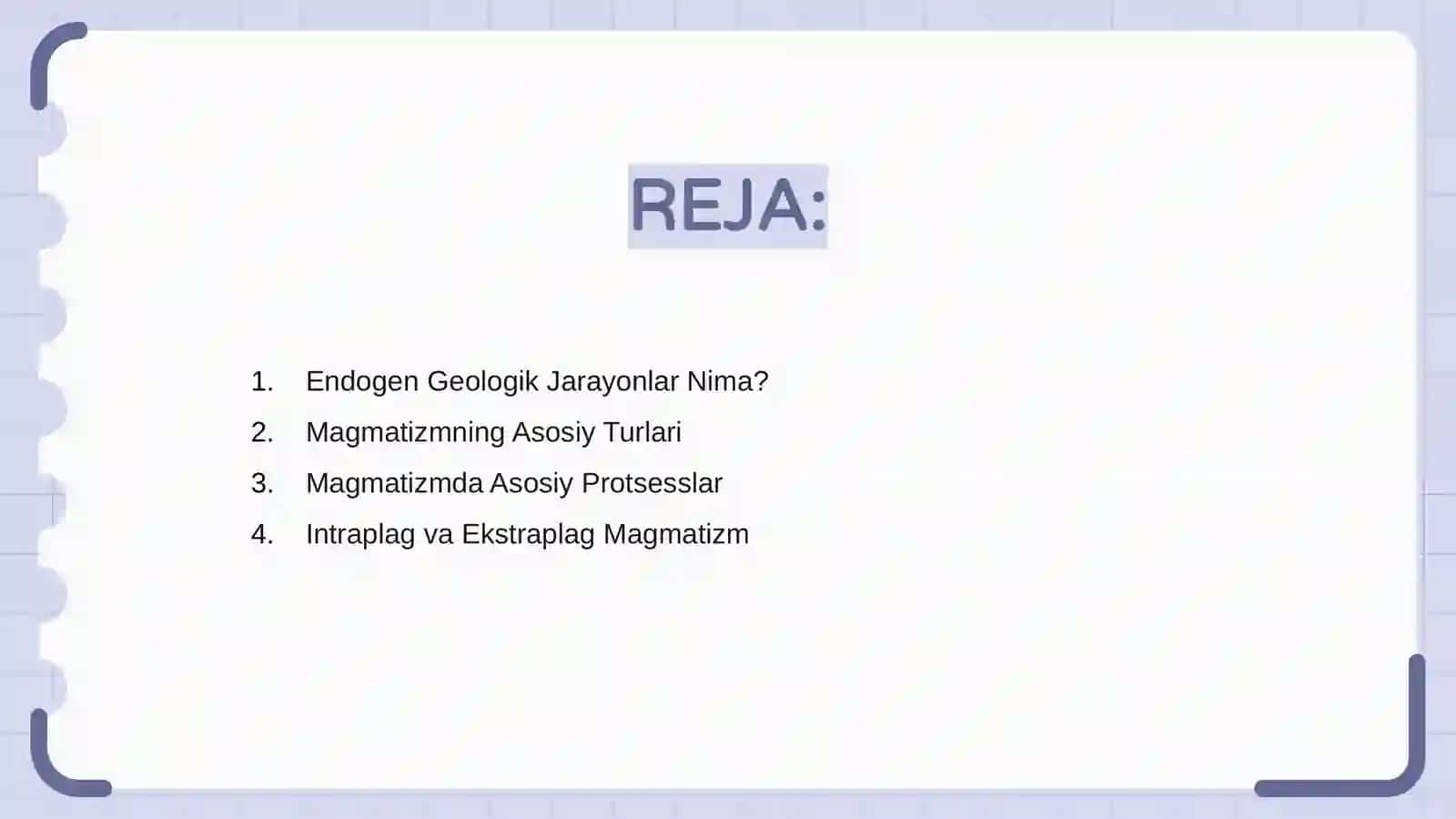 Endogen geologik jarayonlar magmatizm 2