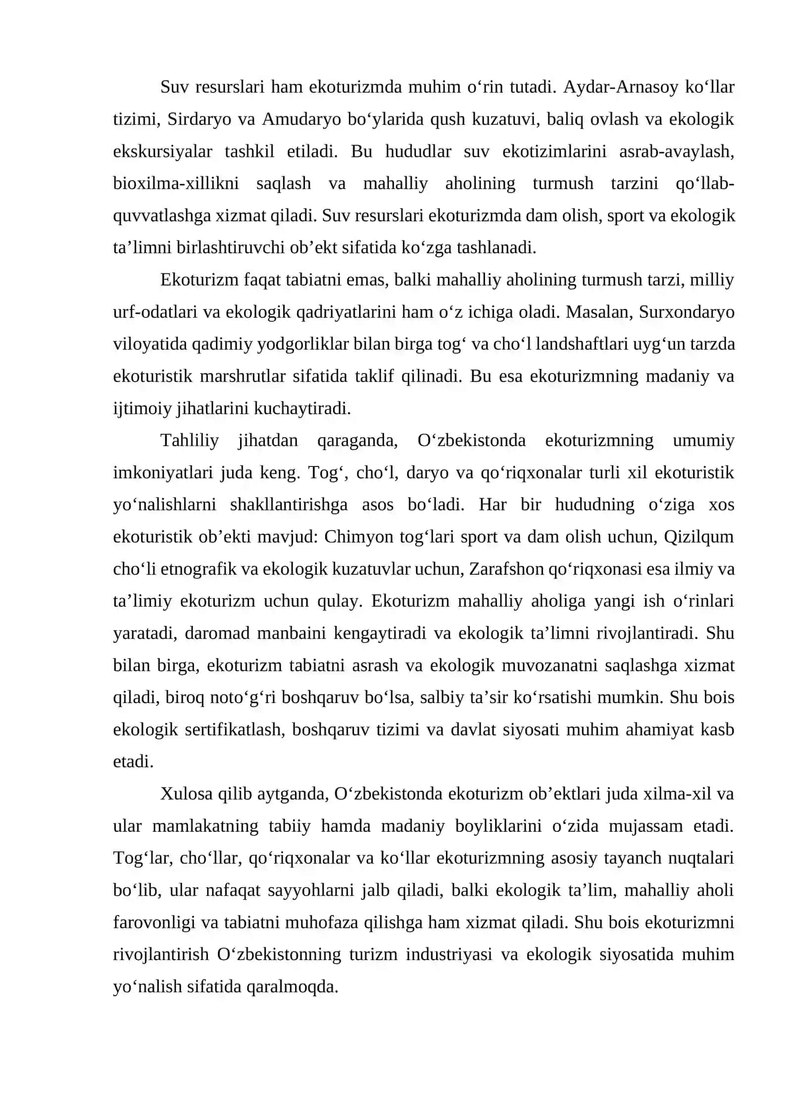 Tog'li hududlar ekoturizmi 2