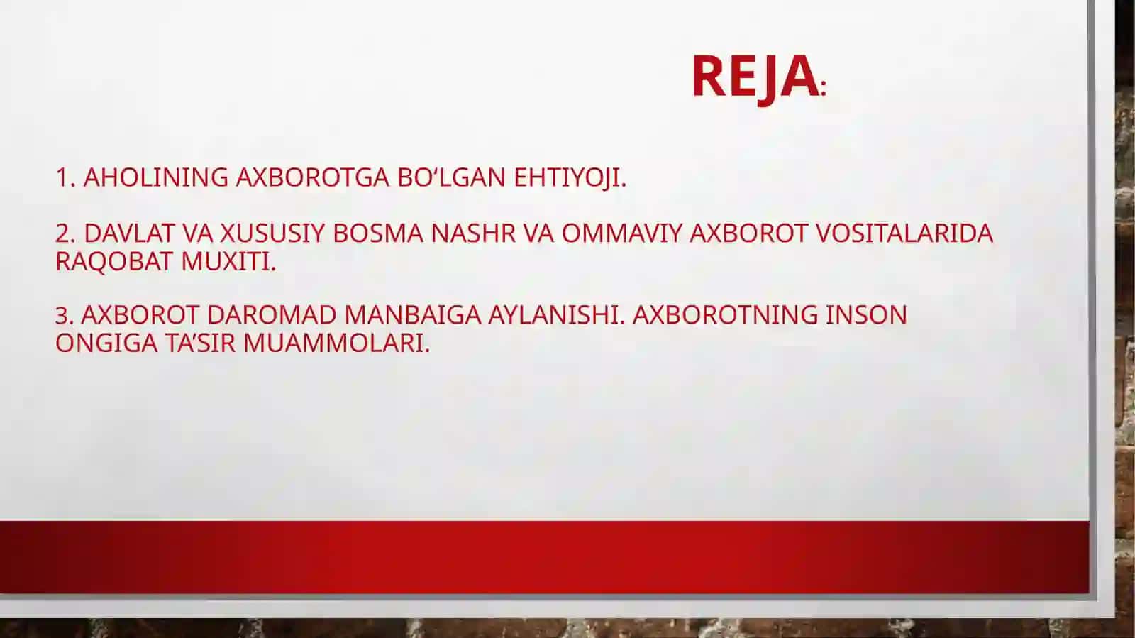 Jahon mediava axborot makoni daraqobat muhiti 2