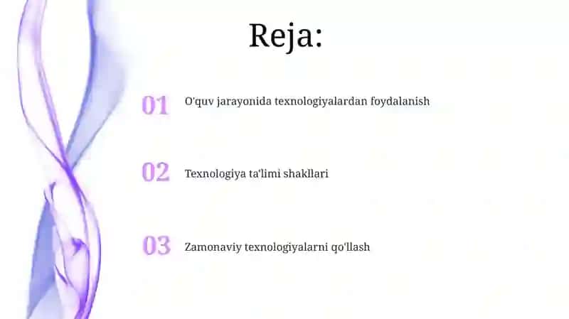 Texnalogiya ta'limini o'qitish shakllari 2