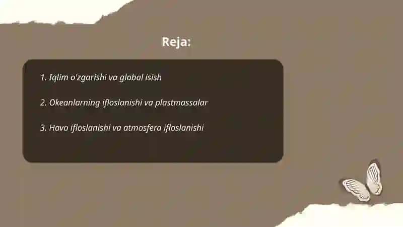 Global muammolar 2