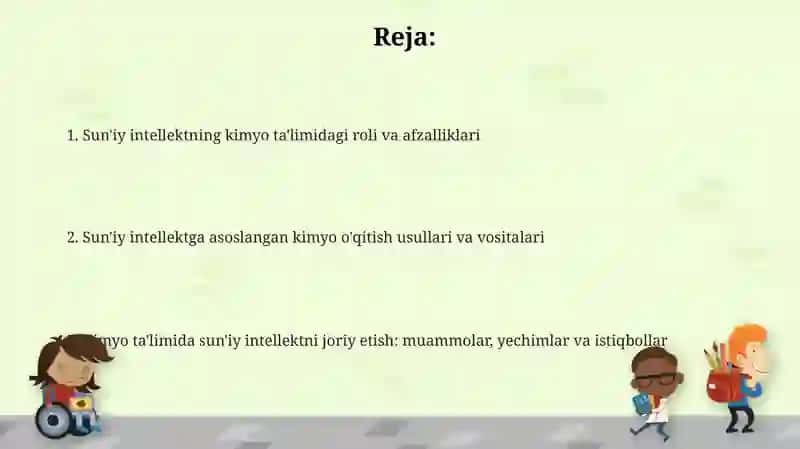 Kimyo ta'limida sun'iy intelekt 2