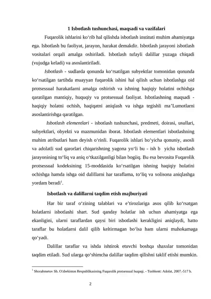 Dalillar va isbotlash 2