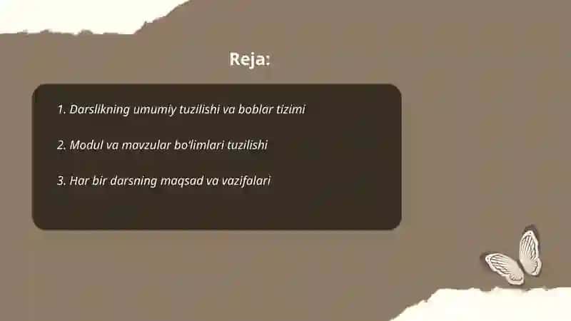 6-sinf “Ona tili” darsligi tuzilishi 2