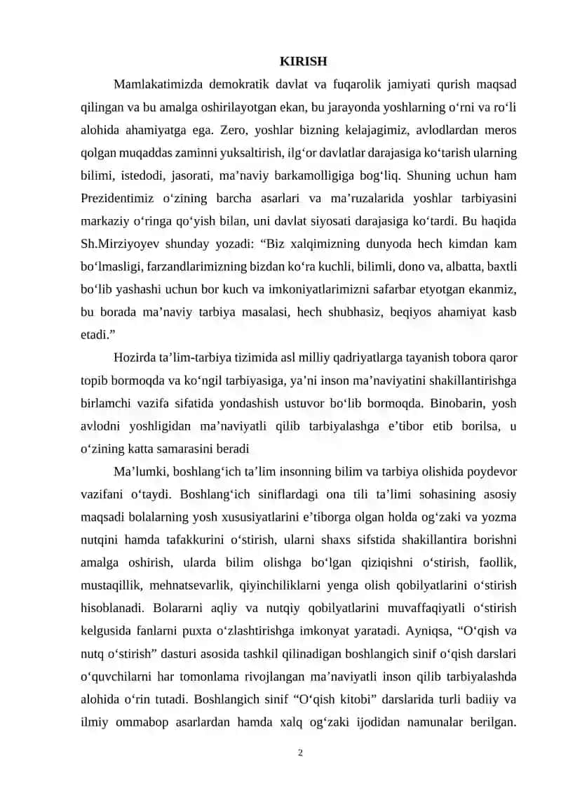 O‘QUVCHILARGA XALQ MAQOLLARINI O‘RGATISH USULLARI 2