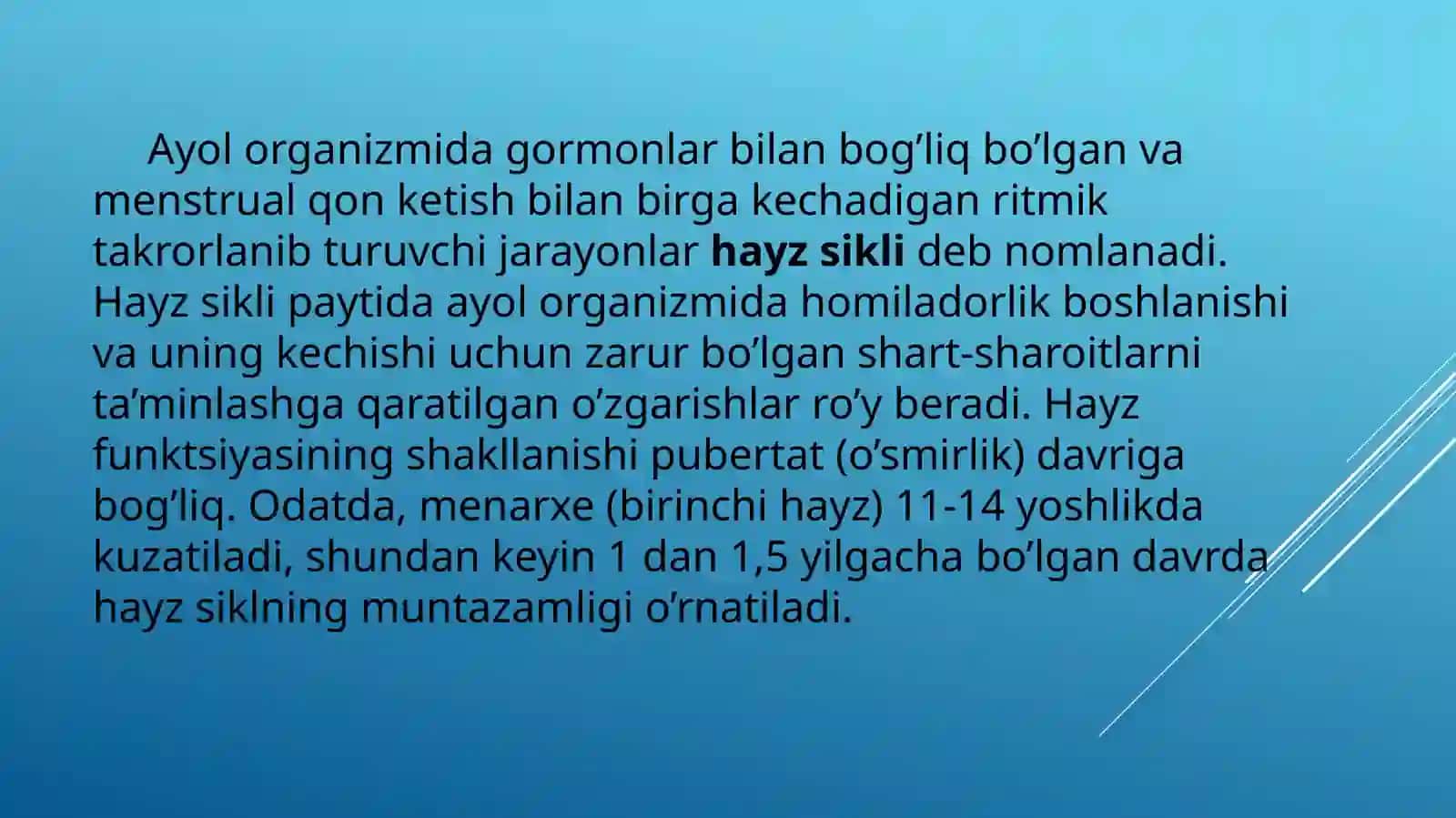 Normal hayz sikli 2